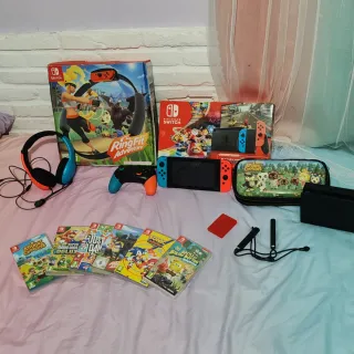 Nintendo Switch + Juegos y Accesorios