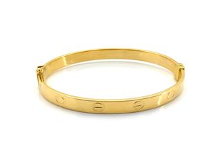  pulsera y anillo oro 18k tipo  tornillo + sello