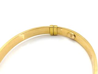  pulsera y anillo oro 18k tipo  tornillo + sello