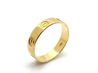  pulsera y anillo oro 18k tipo  tornillo + sello
