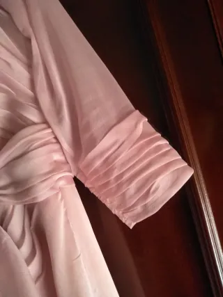 Vestido largo fiesta/madrina rosa