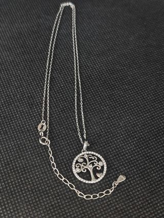Cadena plata 925 forzada árbol051-02-00450