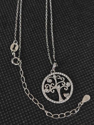 Cadena plata 925 forzada árbol051-02-00450