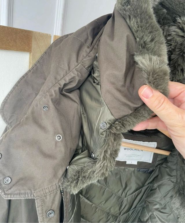 Parka Woolrich verde oliva