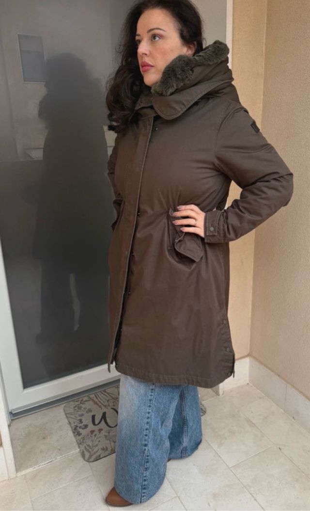 Parka Woolrich verde oliva