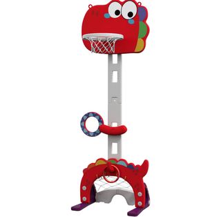 Canasta de baloncesto infantil dinosaurio