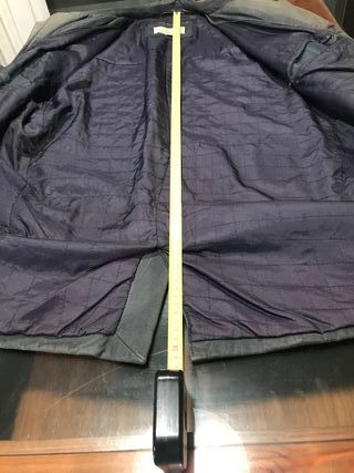 Chaqueta cuero con botones