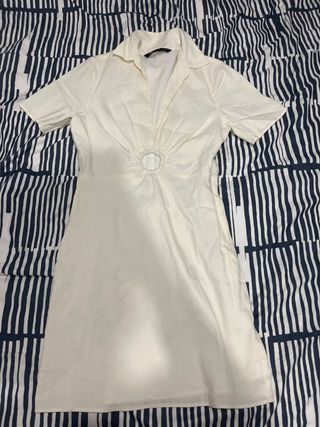 Vestido Zara Blanco