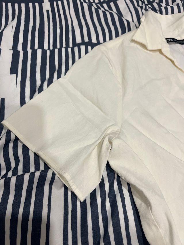 Vestido Zara Blanco