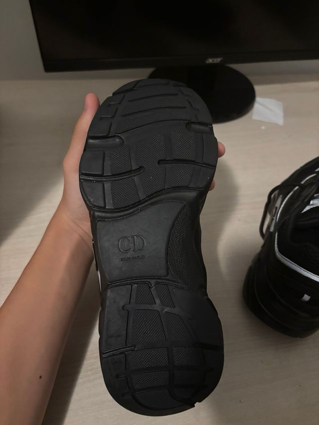 Sneakers Dior Nero e Argento