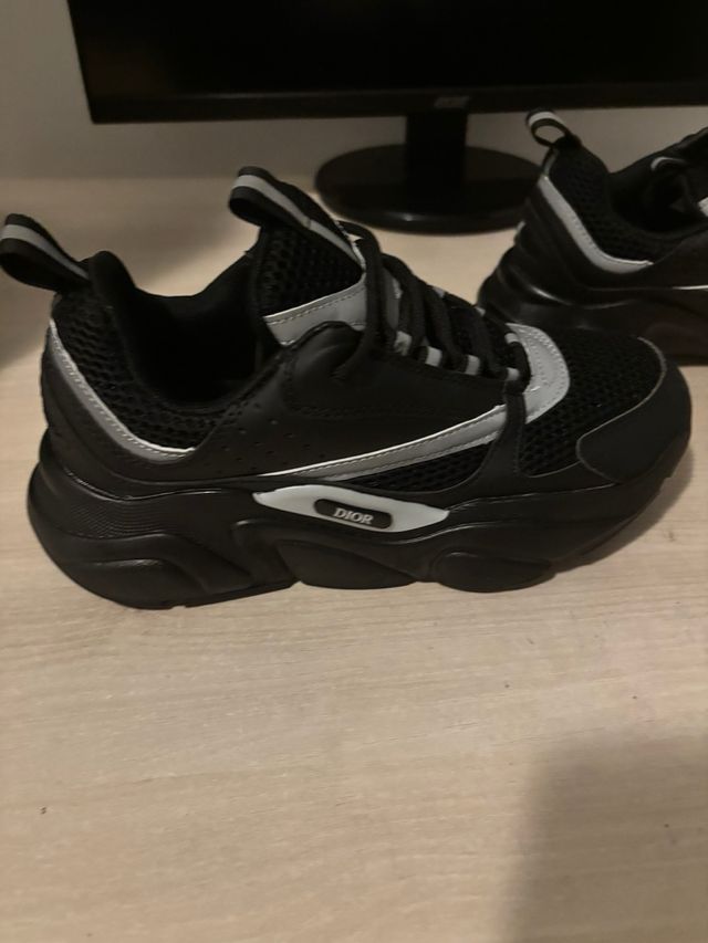 Sneakers Dior Nero e Argento