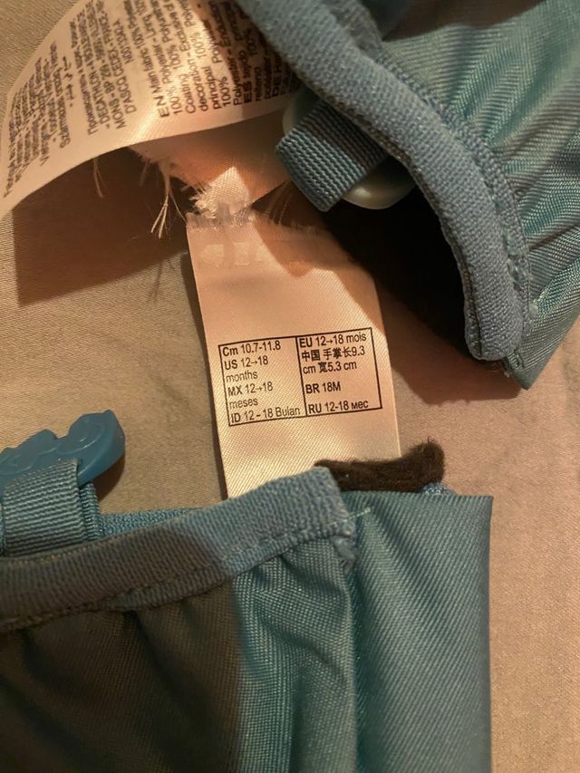 Conjunto nieve bebé niña 1 año