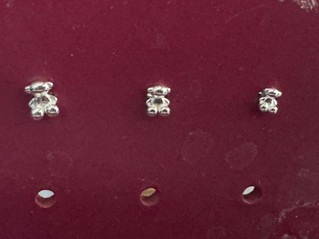 Pendientes Plata S925 Ositos