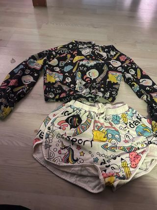 Conjunto de ropa estampado floral