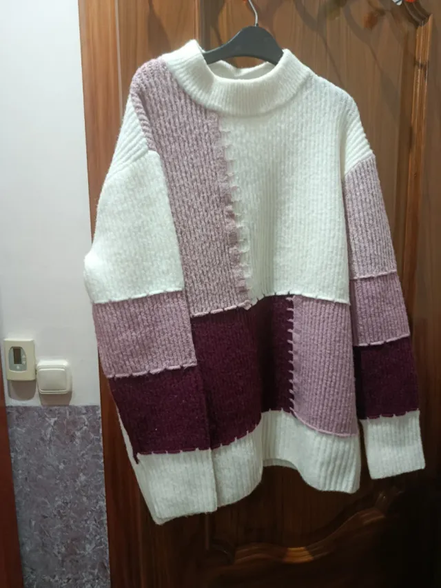 Jersey lana patchwork talla única