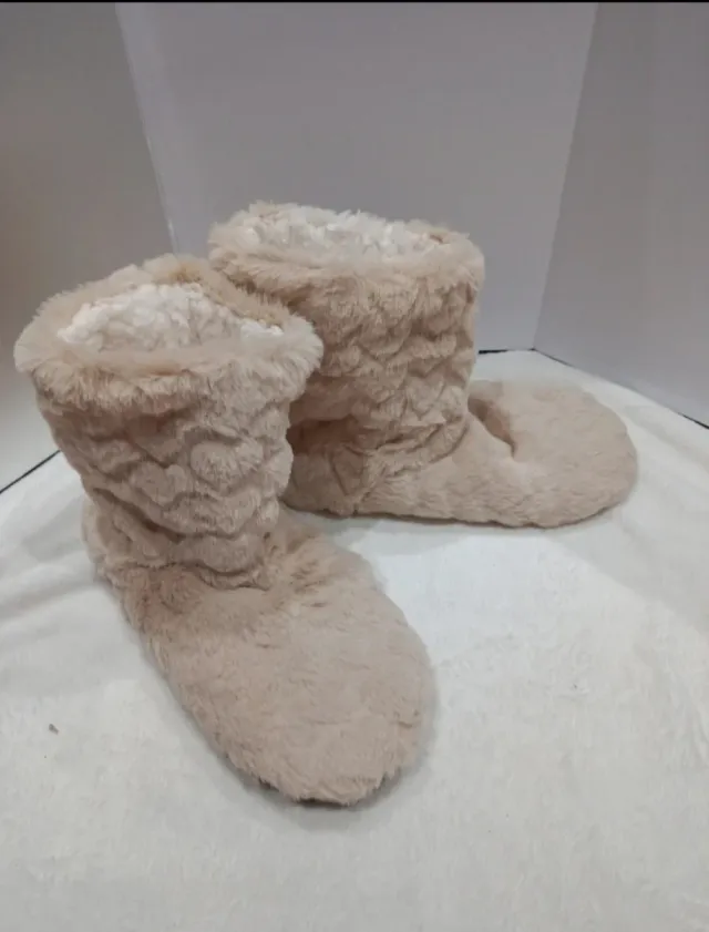 Pantuflas Botín Beige Suave