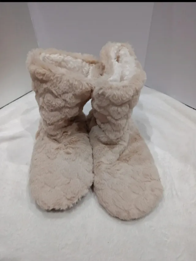Pantuflas Botín Beige Suave