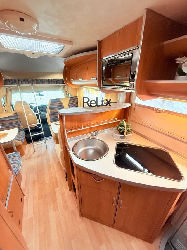 Autocaravana doble salón 6PLZ/aire/horno