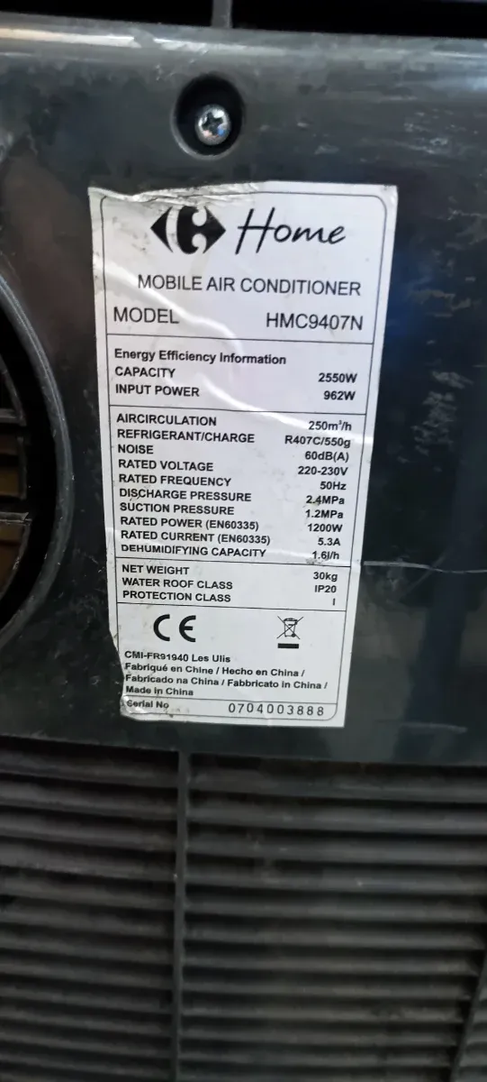 Aire Acondicionado Portátil.