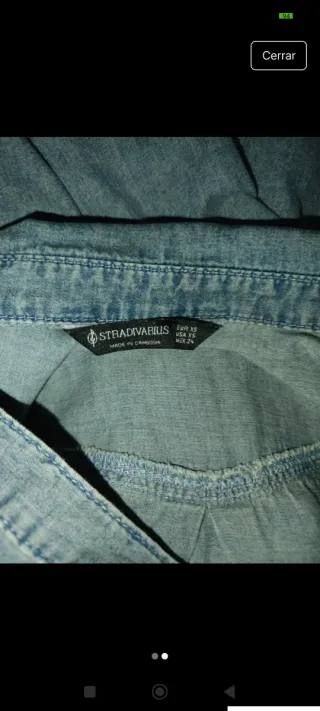 Sobrecamisa vaquera Stradivarius Talla XS
