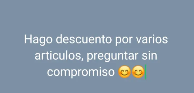 Descuento por varios artículos