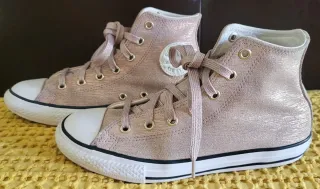Zapatillas Converse Rosas y Blancas