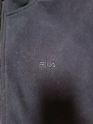 Giacca pile Fila uomo nera- taglia XXL