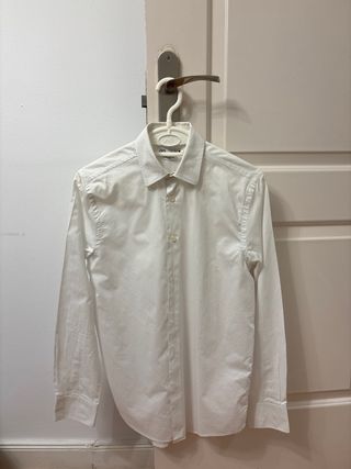 Camisa blanca Zara traje