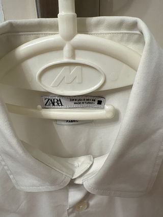 Camisa blanca Zara traje