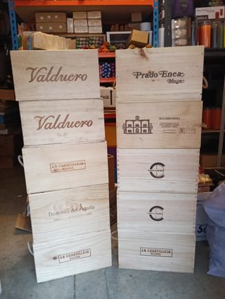 10 scatole di legno per Carlos