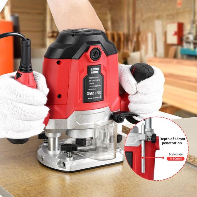 Fresadora Eléctrica Madera 1200W