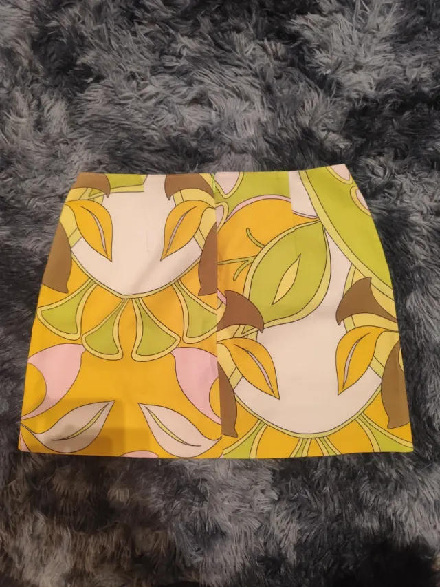 Falda estampada floral