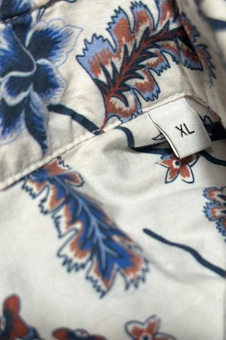 Camisa Ghirardelli floral beige