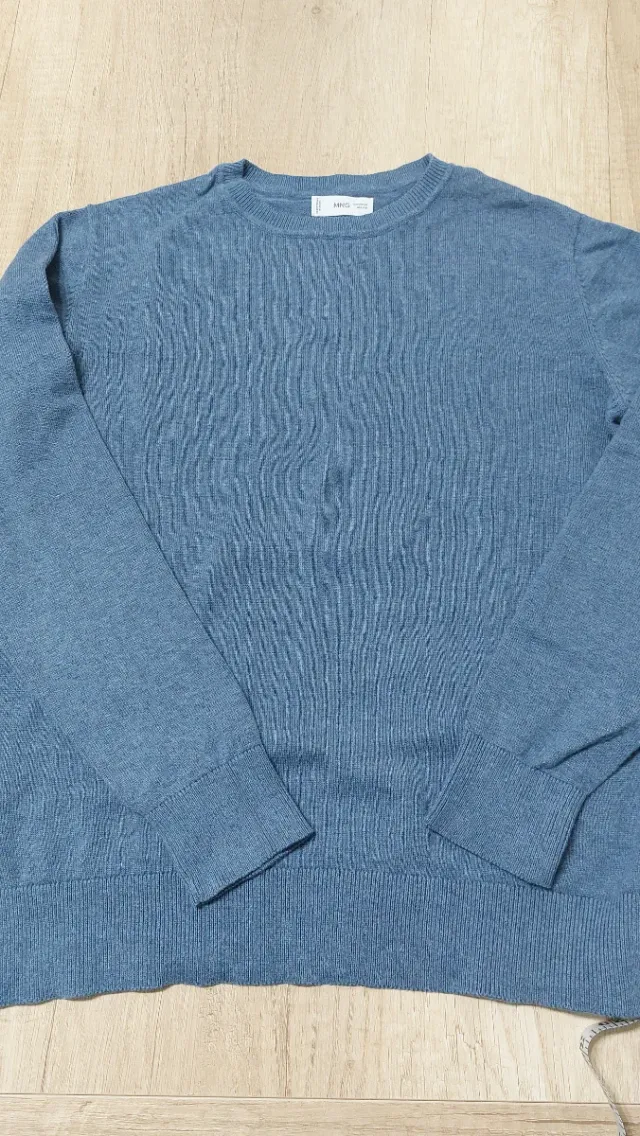 Jersey punto Mango azul Talla XS