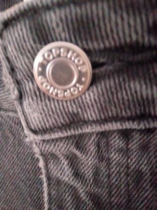 Falda Topshop negra T.38 nueva