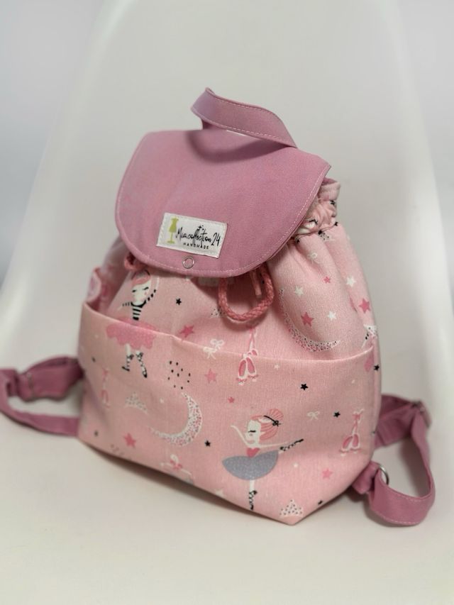 Mochila infantil bailarina rosa