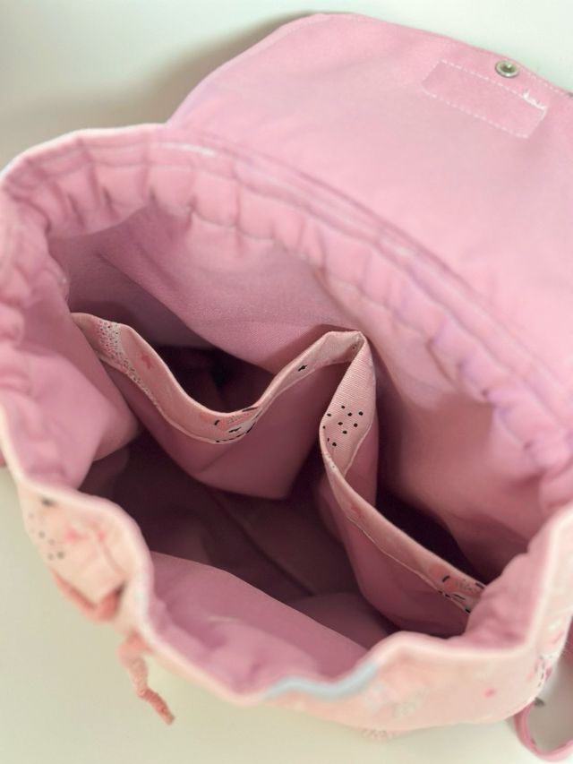 Mochila infantil bailarina rosa