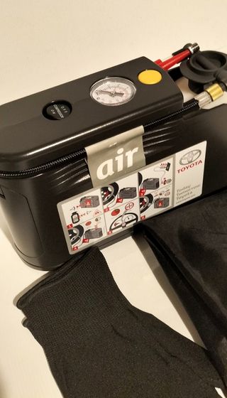 Compresor ruedas portátil