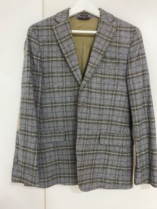 Chaqueta cuadros Massimo Dutti Talla 46