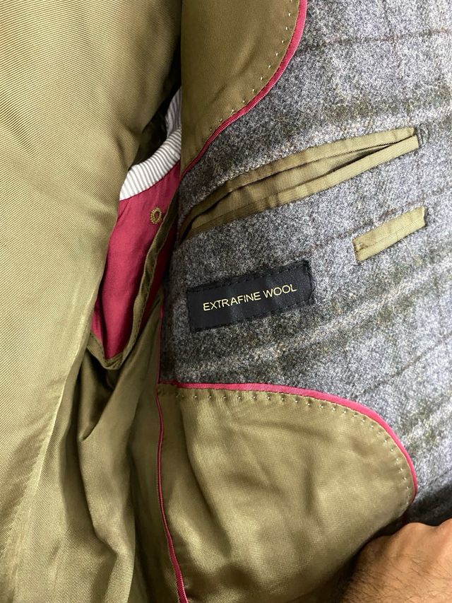 Chaqueta cuadros Massimo Dutti Talla 46