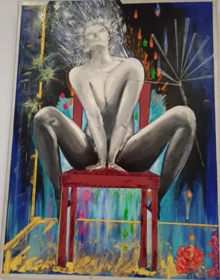 “Essenza femminile – Arte contemporanea su tela, o