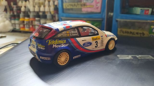 Ford Focus WRC Scalextric L.Moya C.Sainz
