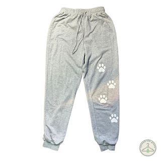 PDL2.9 Pantaloni Shein grigi con impronte bianche