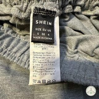 PDL2.9 Pantaloni Shein grigi con impronte bianche