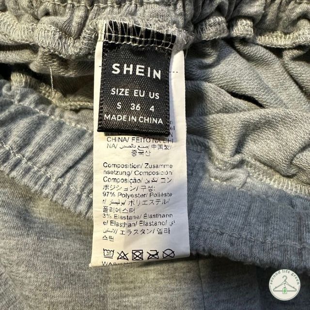 PDL2.9 Pantaloni Shein grigi con impronte bianche