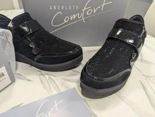 Zapatos botín negros Stonefly talla 38