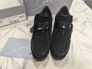 Zapatos botín negros Stonefly talla 38