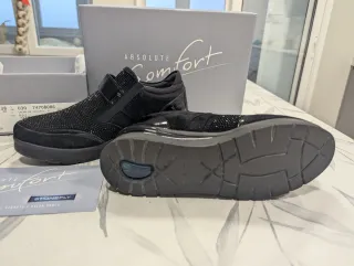 Zapatos botín negros Stonefly talla 38