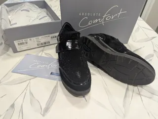 Zapatos botín negros Stonefly talla 38