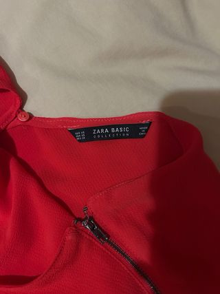 Mono Zara Rojo Talla XS